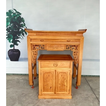 Mẫu bàn thờ gia tiên kiểu dáng đơn giản hiện đại - Mẫu 04