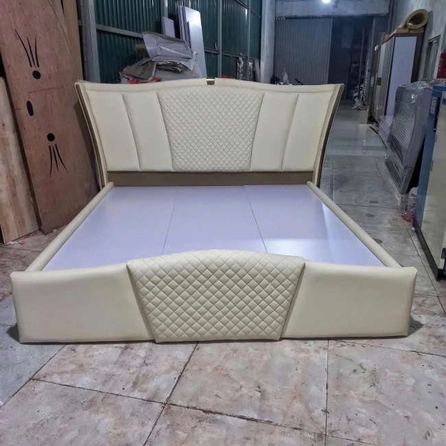 Giường gỗ cao cấp - Mẫu 08