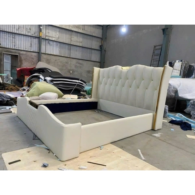 Giường gỗ cao cấp - Mẫu 17