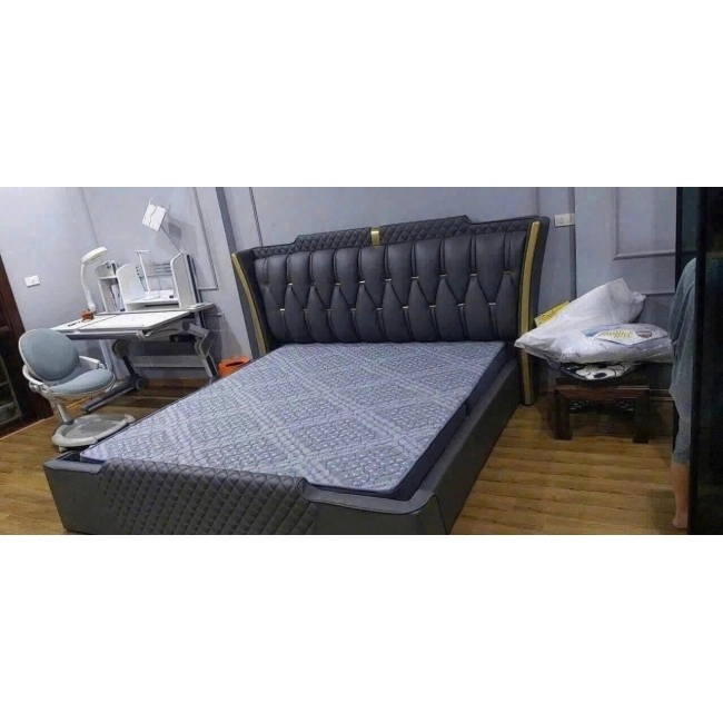 Giường gỗ cao cấp - Mẫu 22